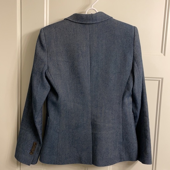 Judith and Charles Denim casual blazer size 6 - Picture 4 of 4